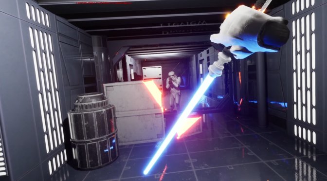 Take a look at this amazing Star Wars Jedi Knight 2: Jedi Outcast VR Fan Remake