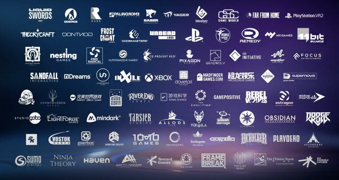 Unreal Engine 5 first list of studios