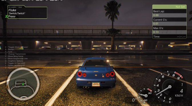 Need for Speed ​​Underground 2 Unreal Engine 4