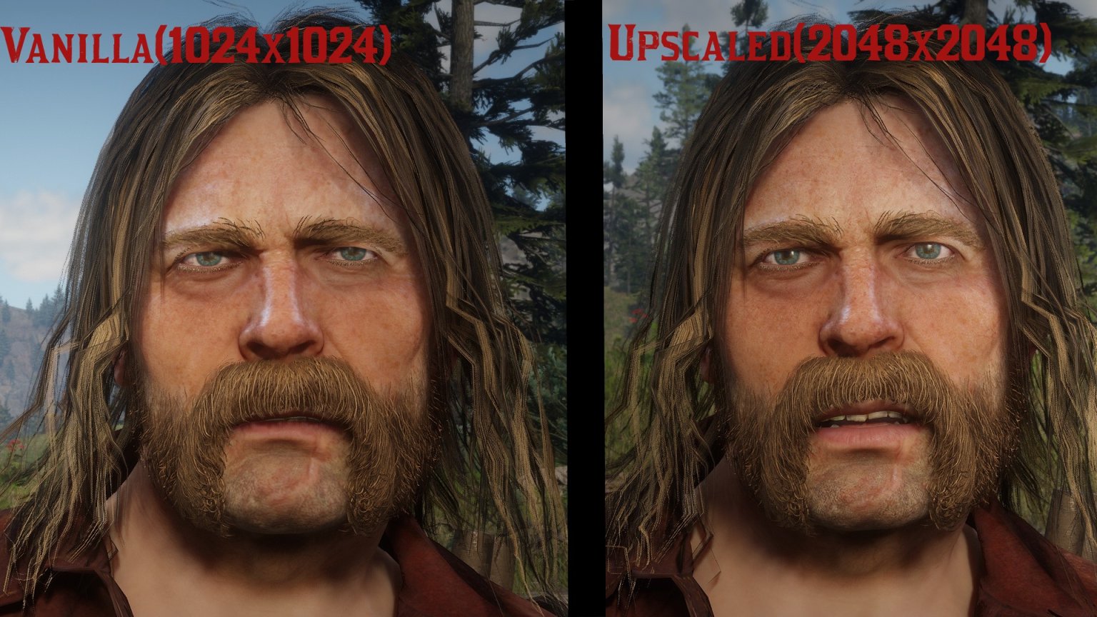 This Red Dead Redemption 2 Mod upscales all the textures of antagonists