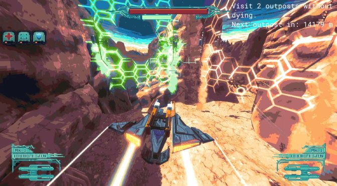 Demo released for the high-speed combat racing roguelite with PSX-era graphics, VergeWorld