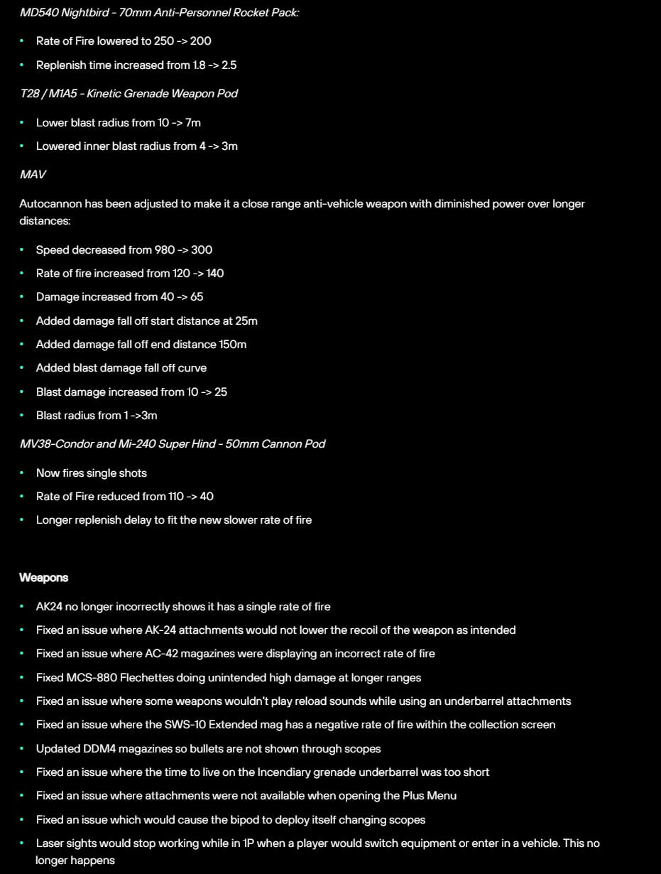 Battlefield 2042 Update 4.1.1 Patch Notes (patch download out on April 12)  : r/PS5