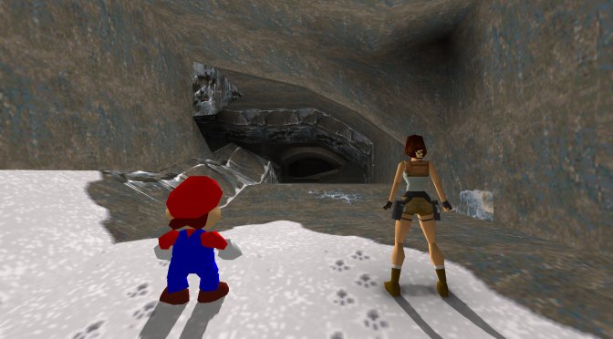 Super Mario 64 Mod for Tomb Raider is now available for download