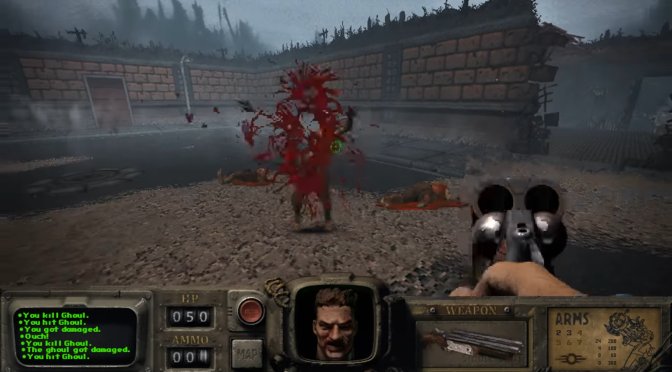 Here is what the original Fallout would look like as an FPS/RPG hybrid