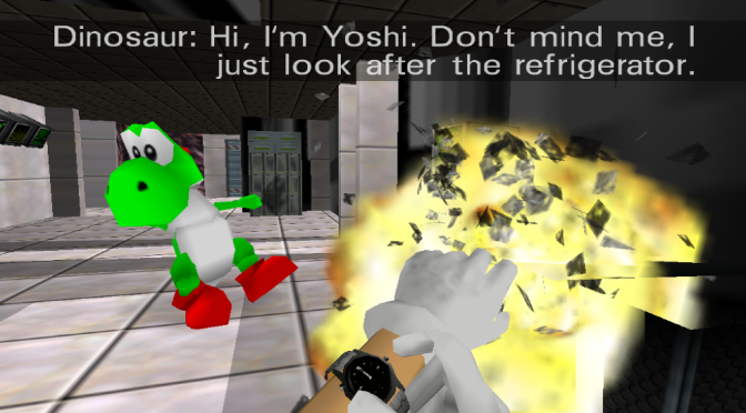 Here is an amazing Super Mario 64 Mod for the classic GoldenEye 007