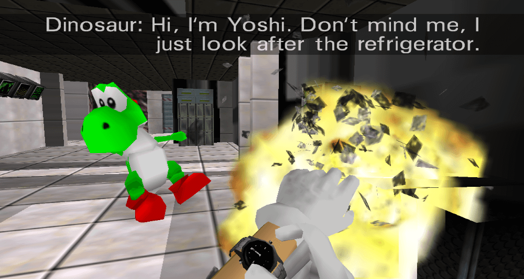 Goldfinger 64 with Mario Characters 1.0 mod for GoldenEye 007 - ModDB