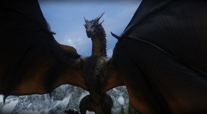 This mod brings the dragons from Game of Thrones to Skyrim Special Edition