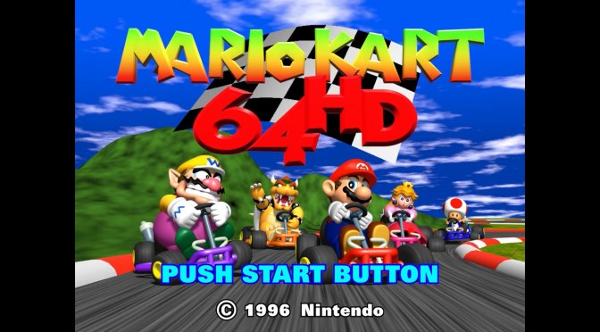 PC gamers can now enjoy an amazing HD Remaster of Mario Kart 64