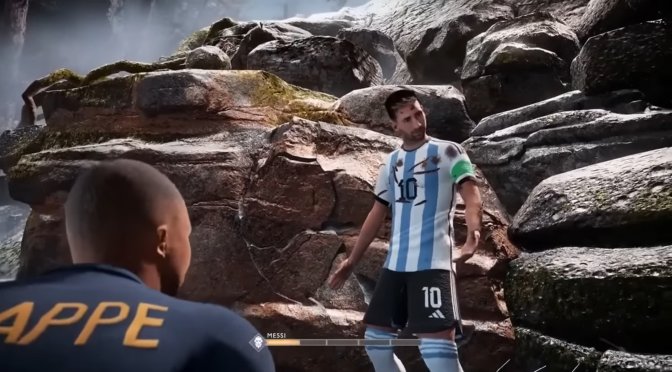 Here is Mbappe vs Messi in this hilarious God of War parody video