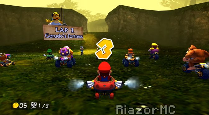 Zelda Ocarina of Time custom track for Mario Kart 8