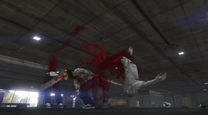 Grand Theft Auto 5 gets a fun and gory Chainsaw Man Mod