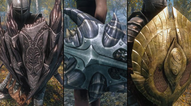 Skyrim Special Edition 4K shields