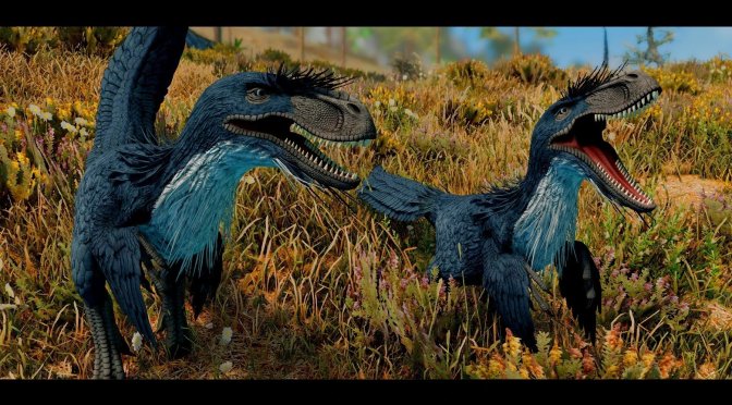 The Elder Scrolls V Skyrim Raptors Dinosaurs Mod-2