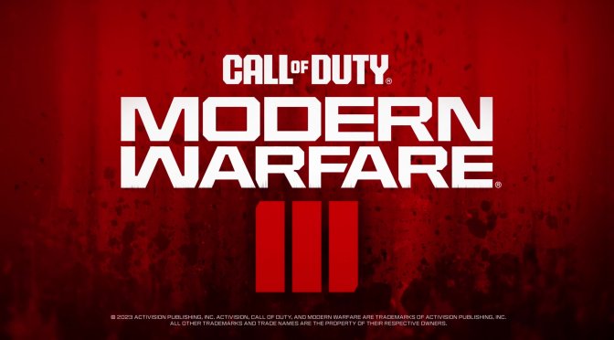 Call of Duty: Modern Warfare 3 will release on November 10th, gets first teaser trailer