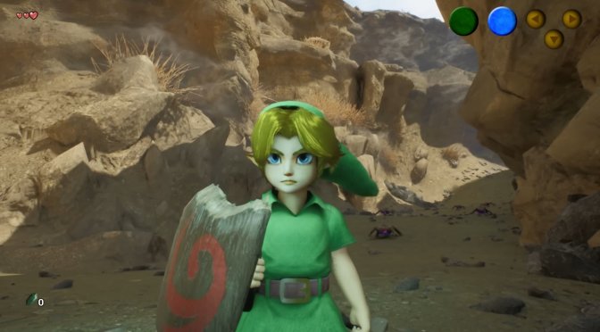 Zelda: Ocarina of Time Unreal Engine 5.2 Mountain Trail Demo Released