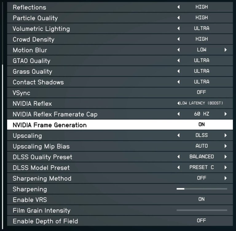 Starfield gets a new DLSS 3 Mod with extensive in-game settings