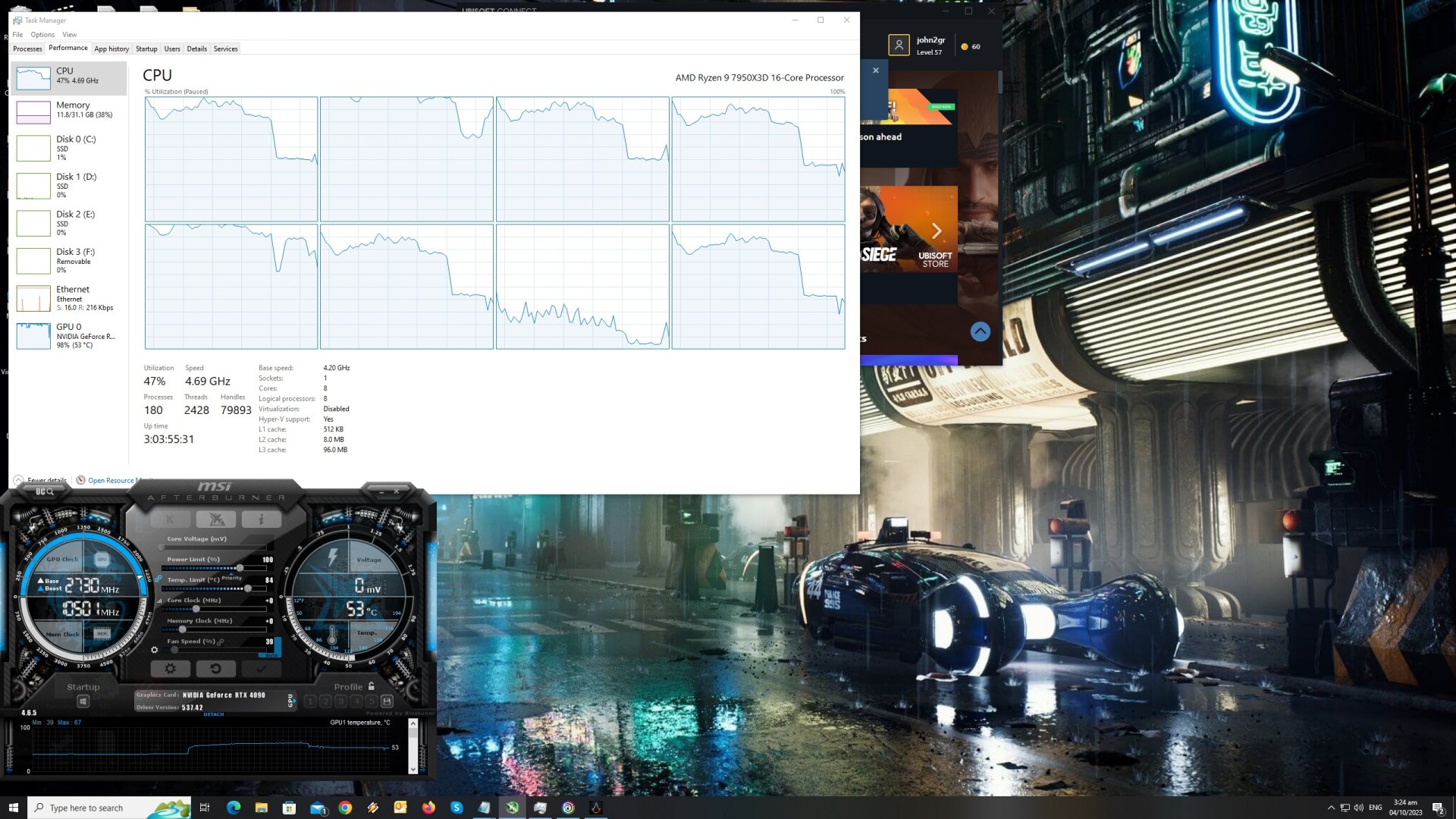 AC Mirage CPU scaling