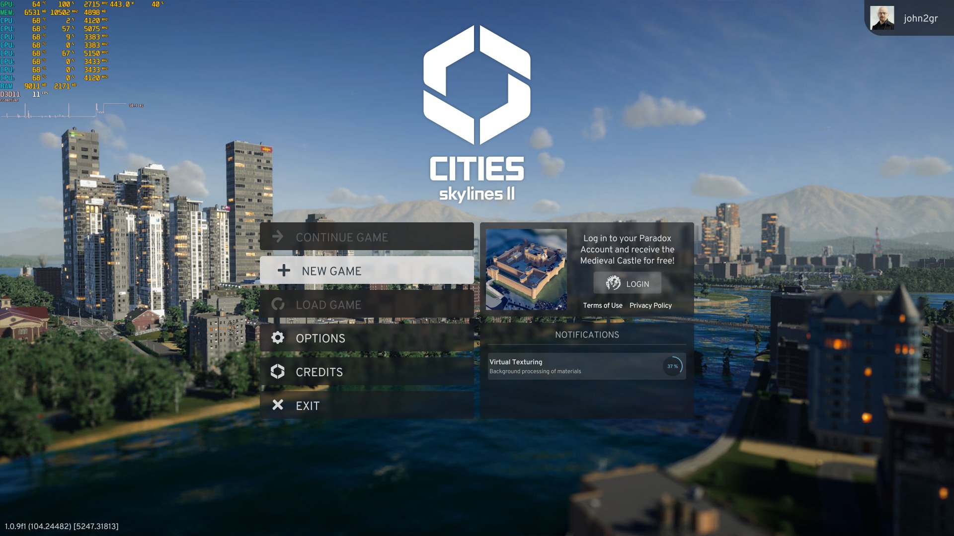 Cities Skylines 2 - 4K/High Settings on NVIDIA RTX4090-4