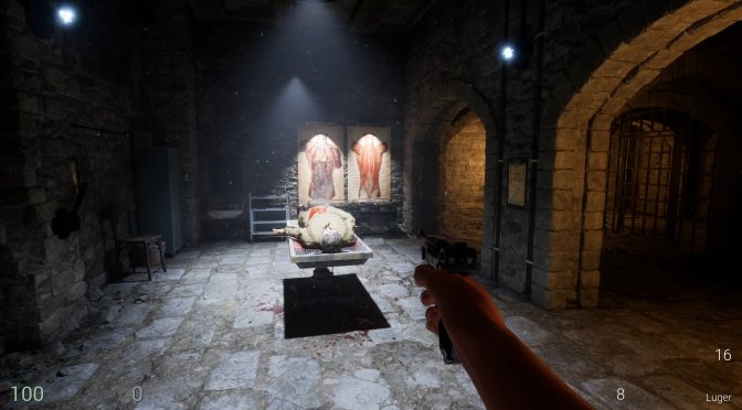 Download and play the first level from Return to Castle Wolfenstein in Unreal Engine 5