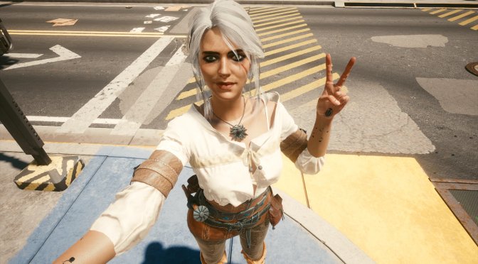 The Witcher 3 Ciri Mod for Cyberpunk 2077