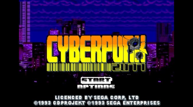 Cyberpunk 2077 Sega CD Demake