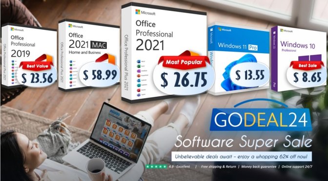 Improve Your Productivity with Godeal24’s Savings on Microsoft Office 2021 and Windows 11, from only $11 now!