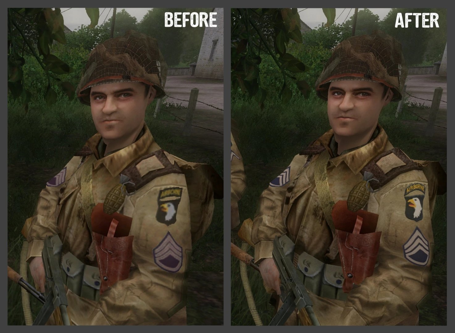 BIA textures comparison