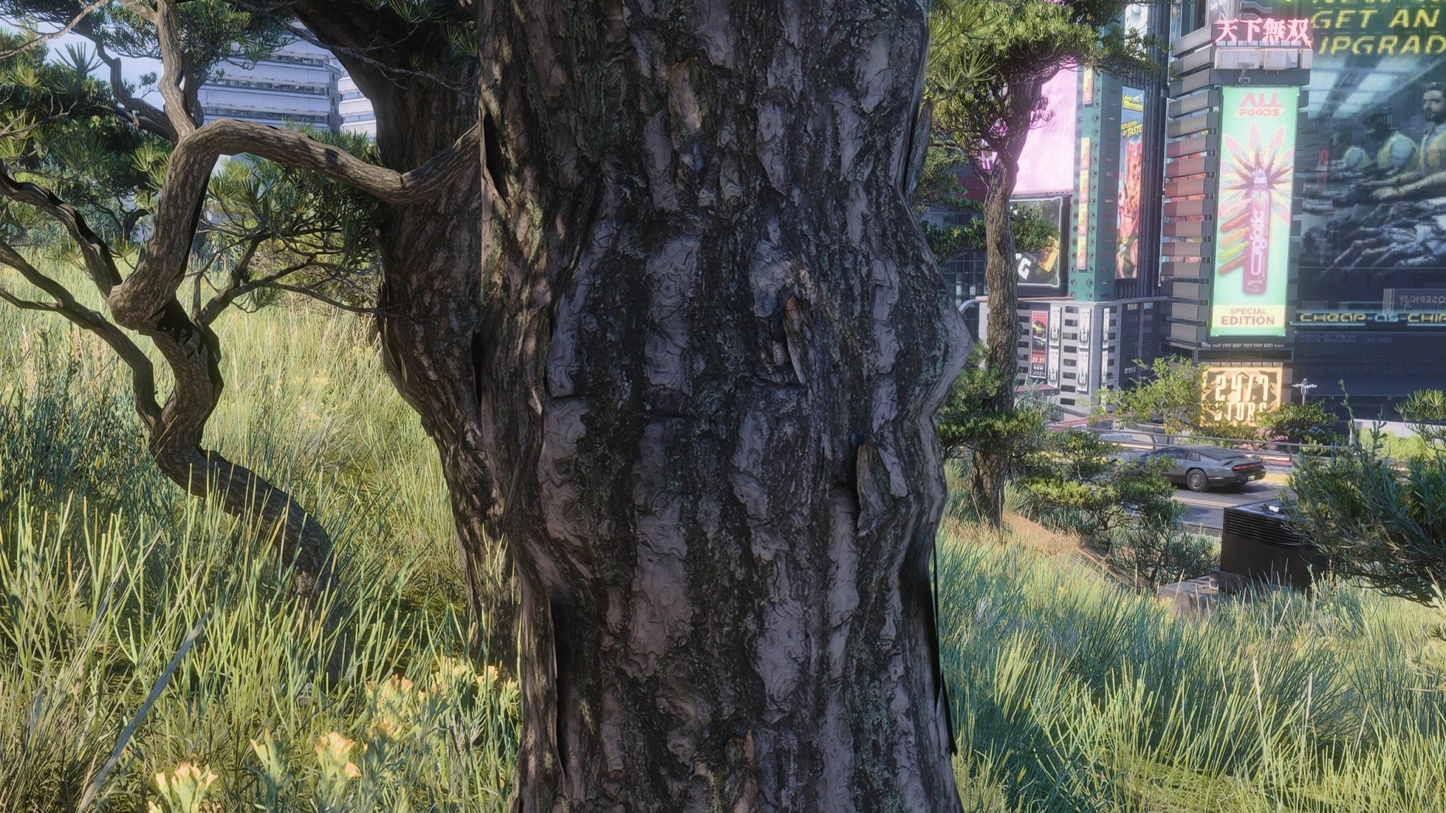 New Cyberpunk 2077 HD Texture Pack overhauls all trees