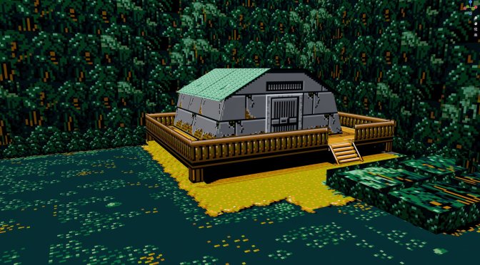 Here’s the classic Metal Gear 2: Solid Snake in 3D with retro graphics