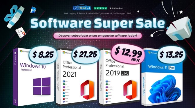 Act Fast to Grab Windows 11 and Office 2021 Lifetime License from only $10 on Godeal24