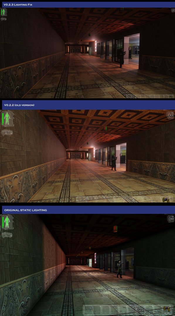 Deus Ex RTX Remix Mod Improvement