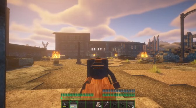 This Mod for Minecraft attempts to recreate the whole world from Fallout: New Vegas with immersive gunplay mechanics