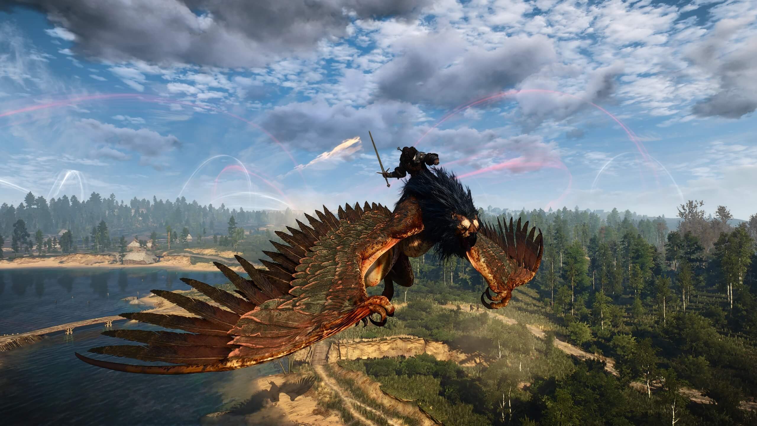 The Witcher 3 just got a new mod that allows you to ride a Griffin
