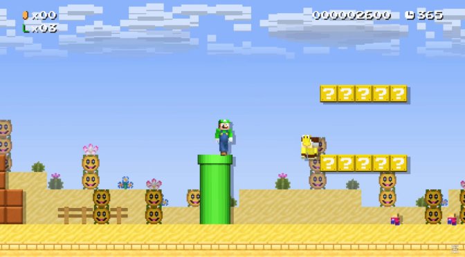 Super Mario Bros Remastered Minecraft