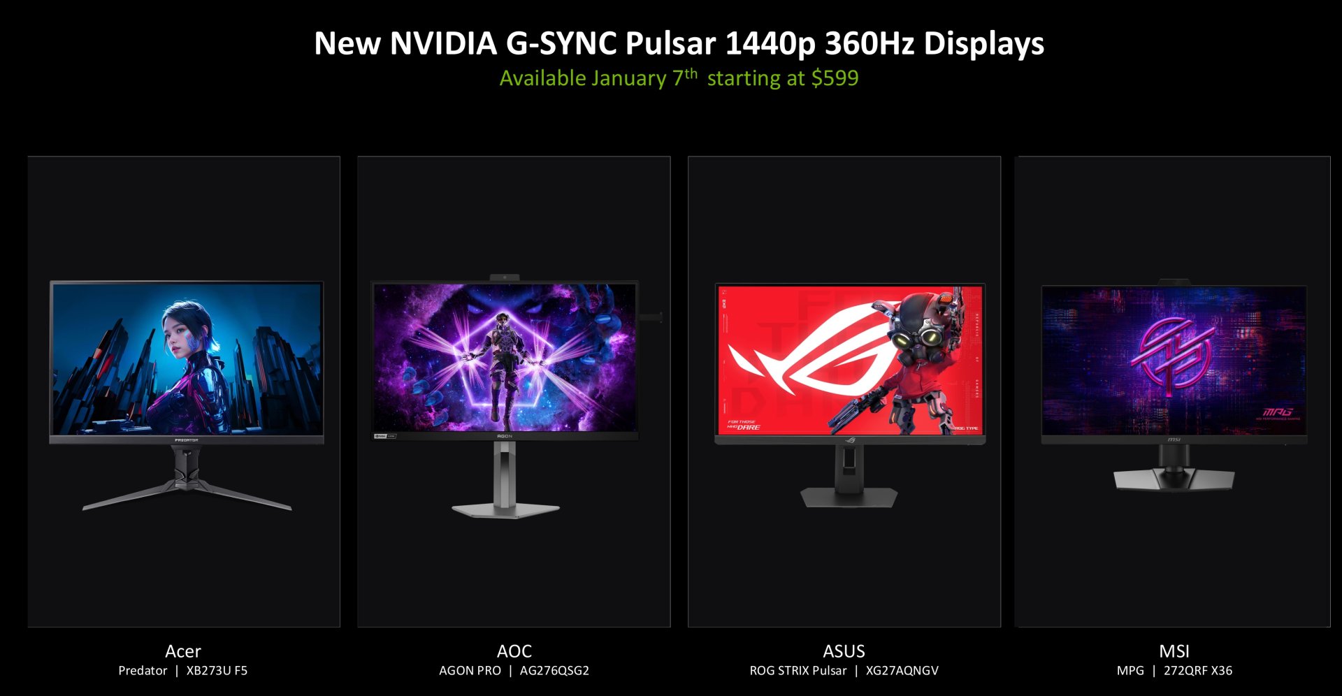 G-Sync Pulsar Monitors