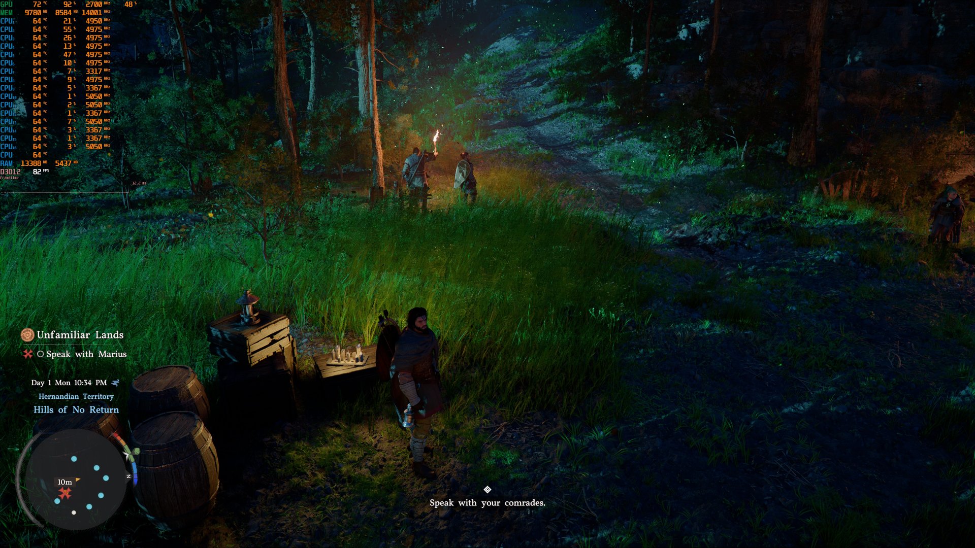 Crimson Desert benchmark scene