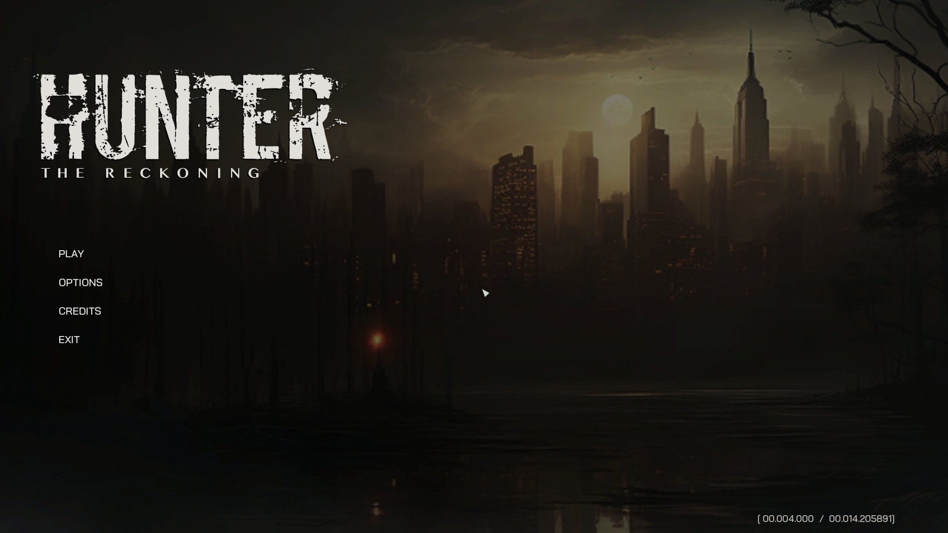 Hunter The Reckoning title screen