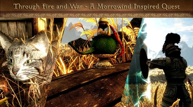 Through Fire and War Is a New Morrowind-Inspired Quest Mod for Skyrim