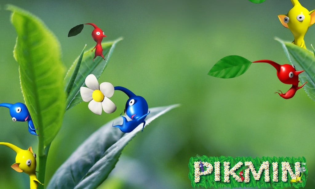 Pikmin title screen concept art