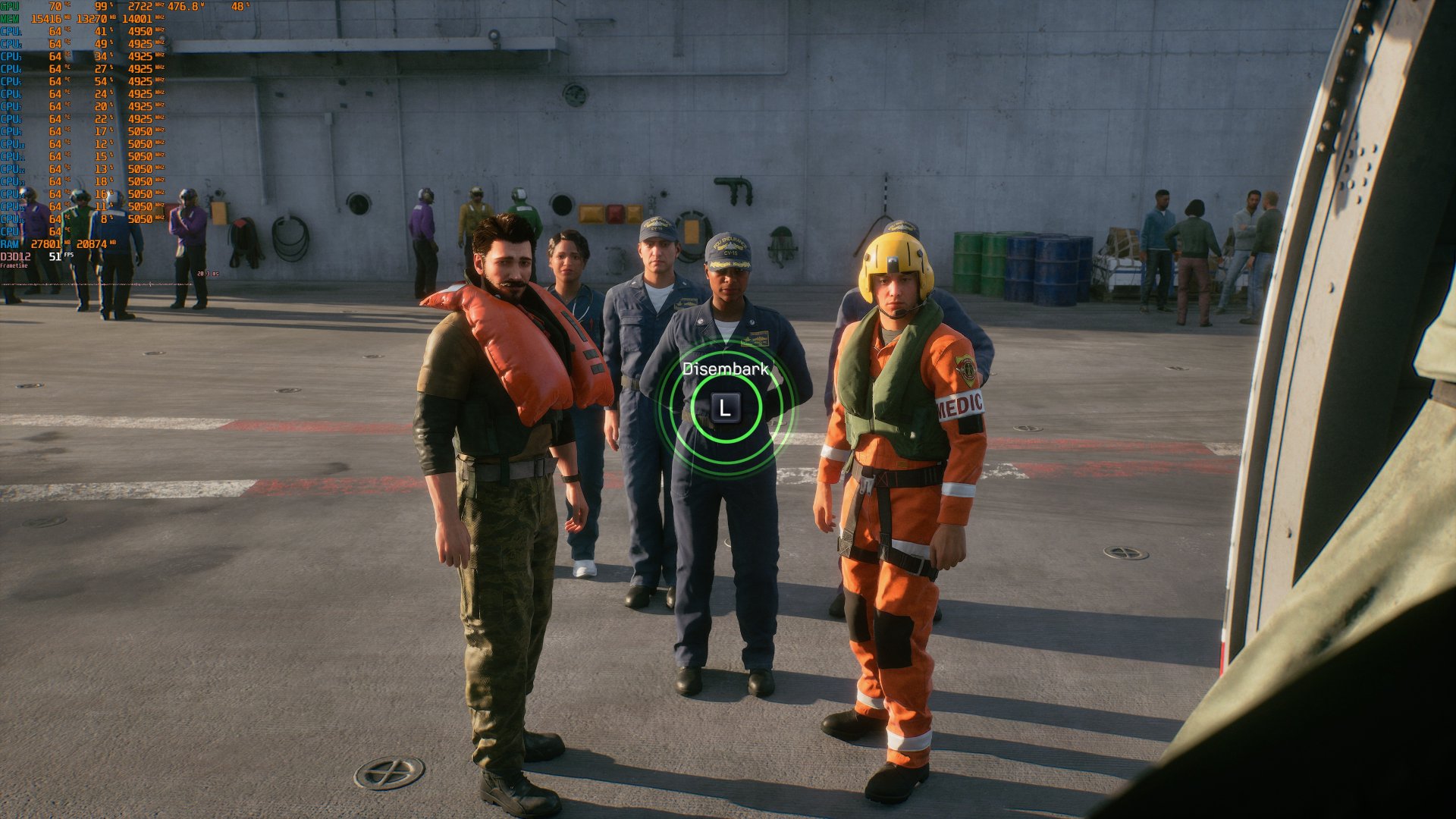 Ace Combat 8 PC benchmark scene