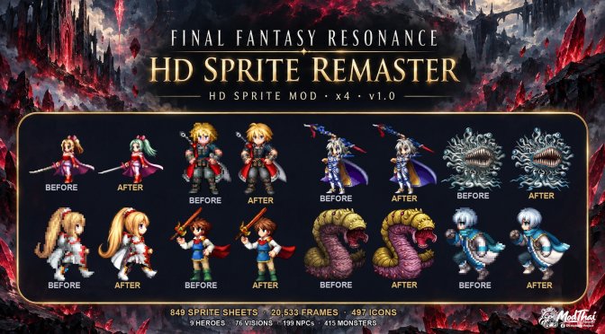 Final Fantasy Resonance HD Sprite Remaster