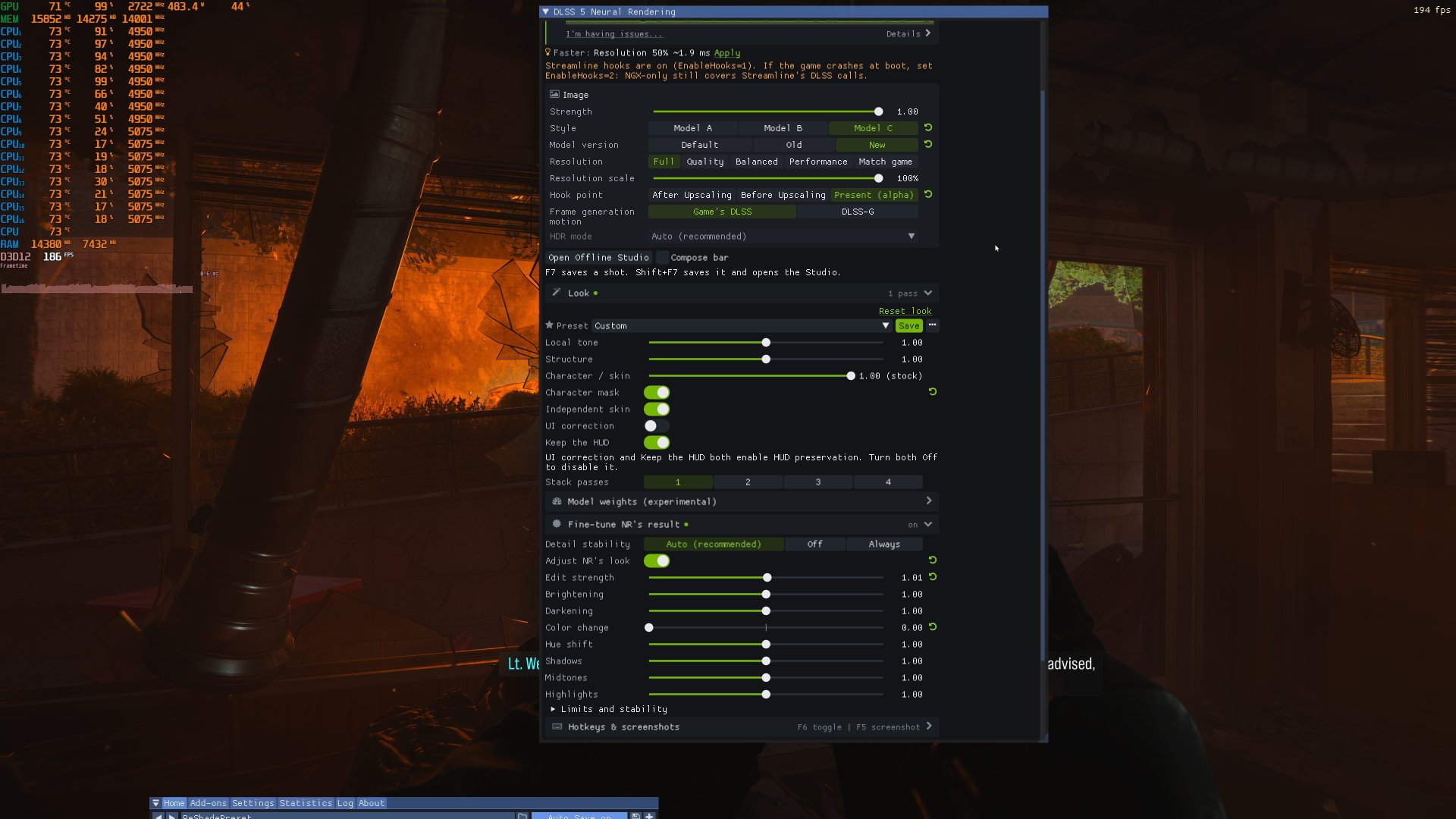 DLSS 5 Settings
