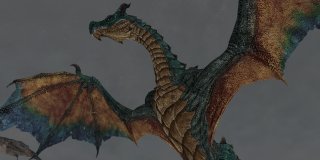 Skyrim 8K New Dragons Mod