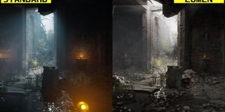 Fantasy Ruins Unreal Engine 5 Demo Comparison